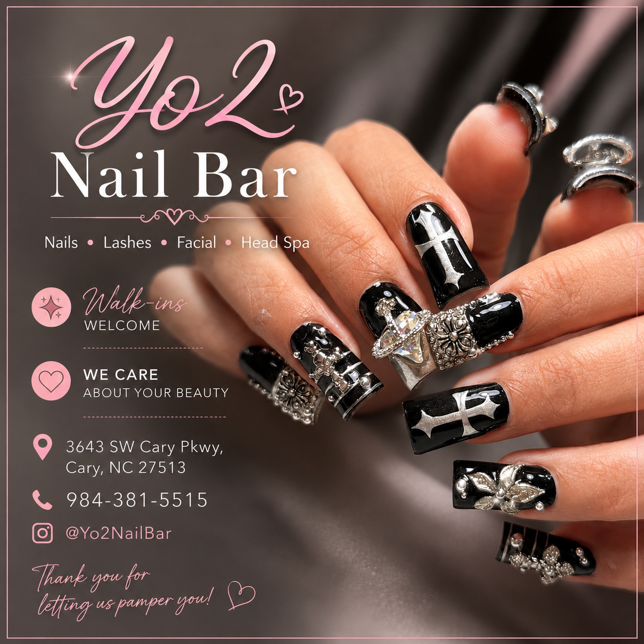 Yo2 Nail Bar logo